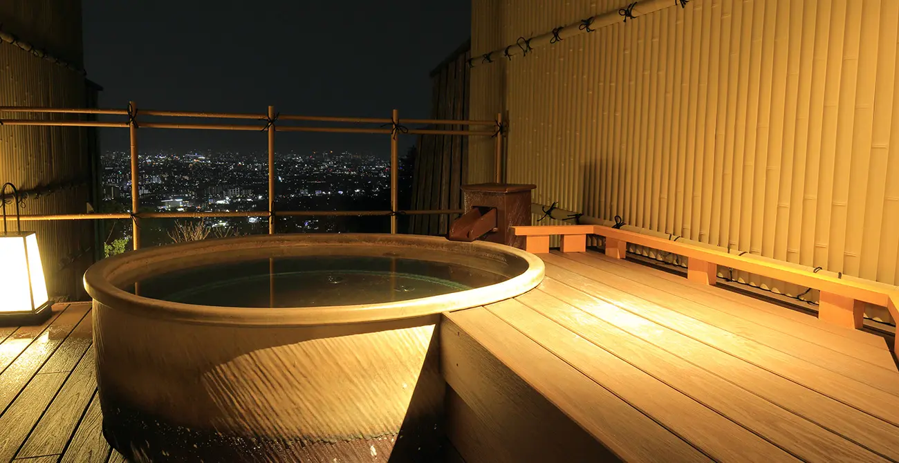 Private open-air bath Mori-no-Yu